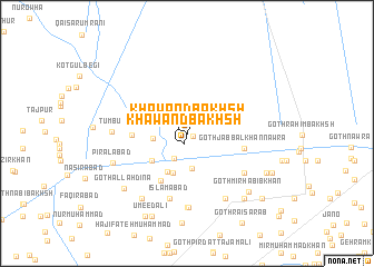 map of Khāwand Bakhsh