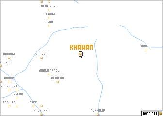 map of Khāwan