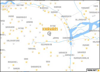 map of Khāwari