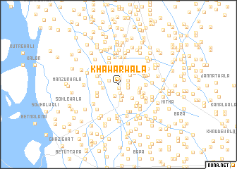 map of Khāwarwāla