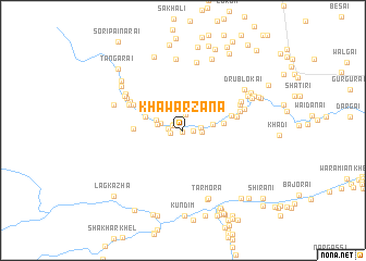 map of Khawarzana