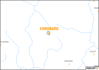 map of Khawbung