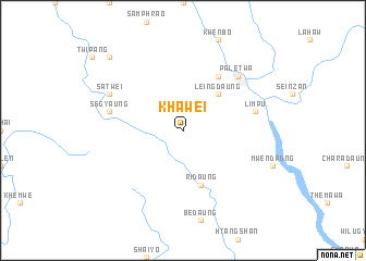 map of Khawei