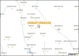 map of Khawhtipawkho