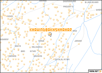 map of Khāwind Bakhsh Mahar