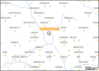 map of Khawmikho