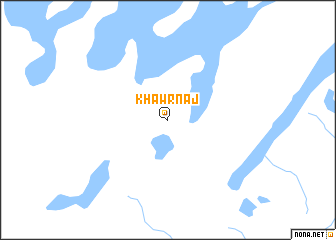 map of Khawr Nāj