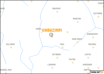 map of Khawzimpi