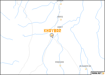 map of Khaybar