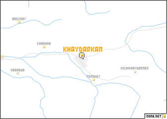 map of Khaydarkan