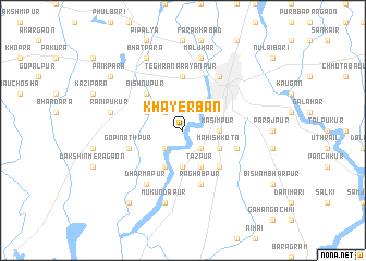 map of Khayerban