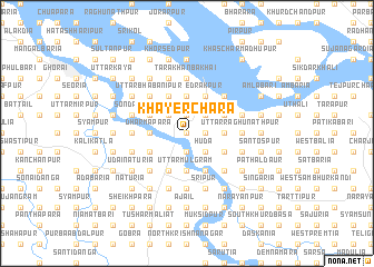 map of Khayerchāra