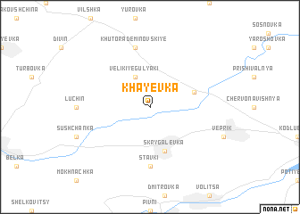 map of Khayevka