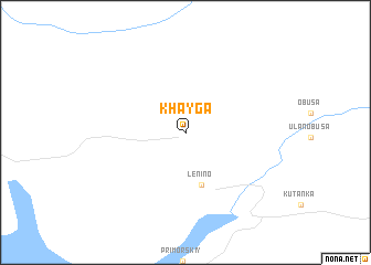 map of Khayga