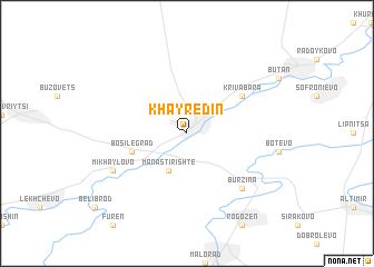 map of Khayredin