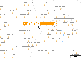 map of Khayrīyah aş Şaghīrah