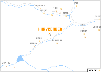 map of Khayronbed