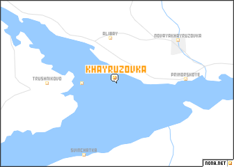 map of Khayruzovka