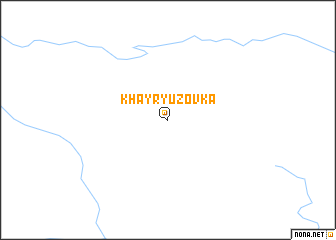 map of Khayryuzovka