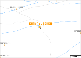 map of Khayryuzovka