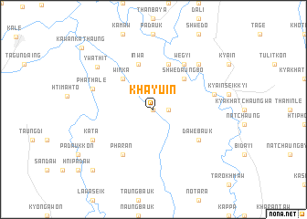 map of Khayu-in