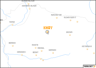 map of Khay