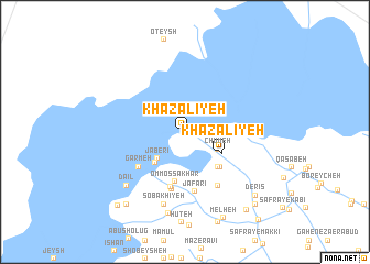 map of Khaz‘alīyeh