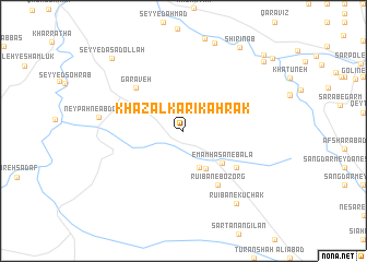 map of Khazal Karī Kahrak