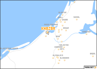map of Khazām