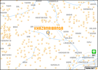 map of Khazānai Bānda