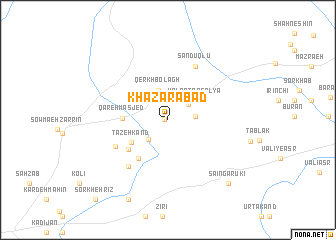 map of Khazarābād