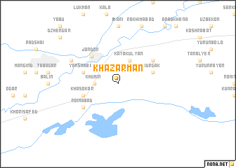 map of Khazarman