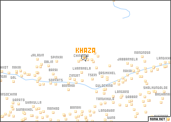 map of Khaza