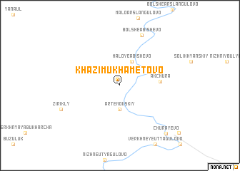 map of Khazimukhametovo
