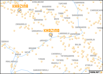 map of Khazīna