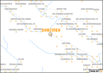 map of Khazīneh