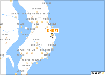 map of Khazi