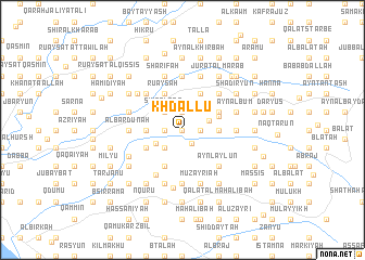 map of Khdallū