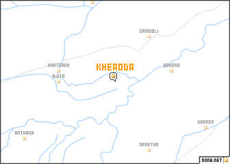 map of Kheaoda