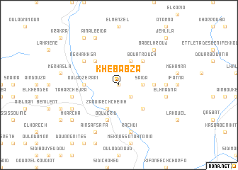 map of Khebabza