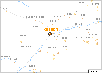 map of Khebda