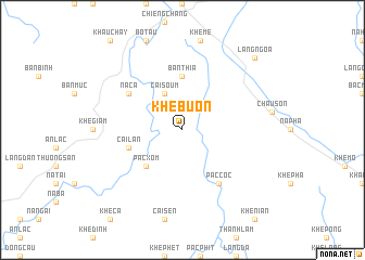 map of Khê Buon