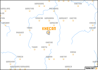 map of Khê Càn