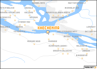 map of Khechemina