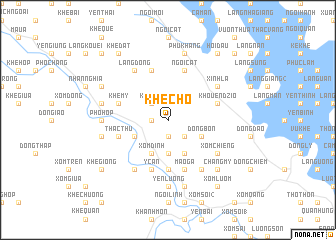 map of Khê Cho