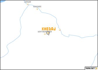 map of Khedāj