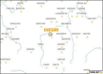 map of Khê Dám