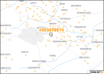 map of Kheder Beyk