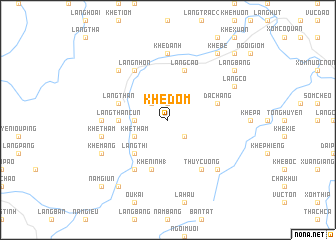 map of Khê Dóm