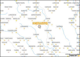 map of Khê Ðường